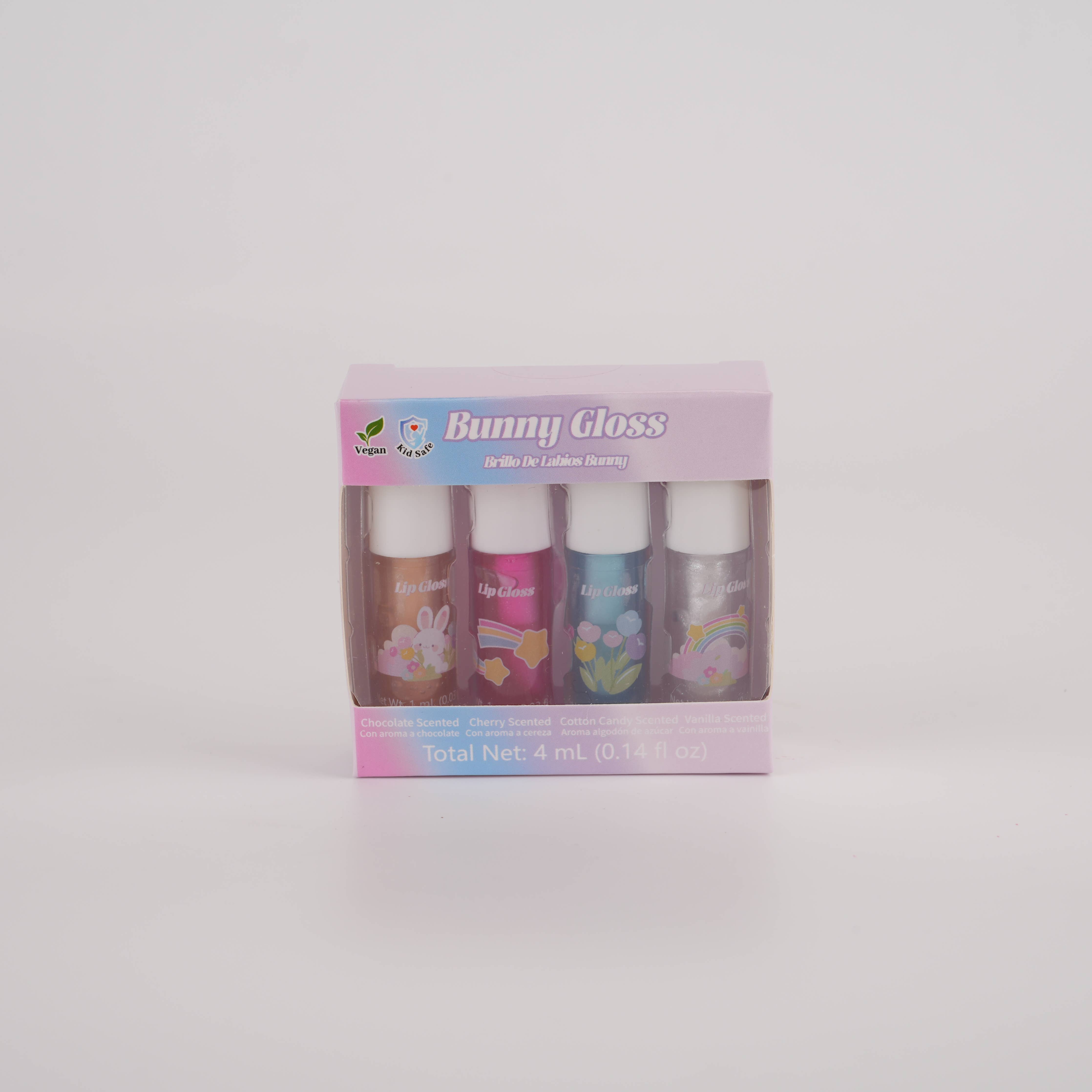 Bunny Gloss – 4-Pack Kids Lip Gloss Set
