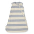Burt's Bees Baby - Rugby Stripe Organic Lightweight Beekeeper™ Wearable Baby Blanket - Quarry: Quarry / Small