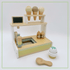 Wooden Ice Cream Shop Set – Pretend Play Counter Ages 3+