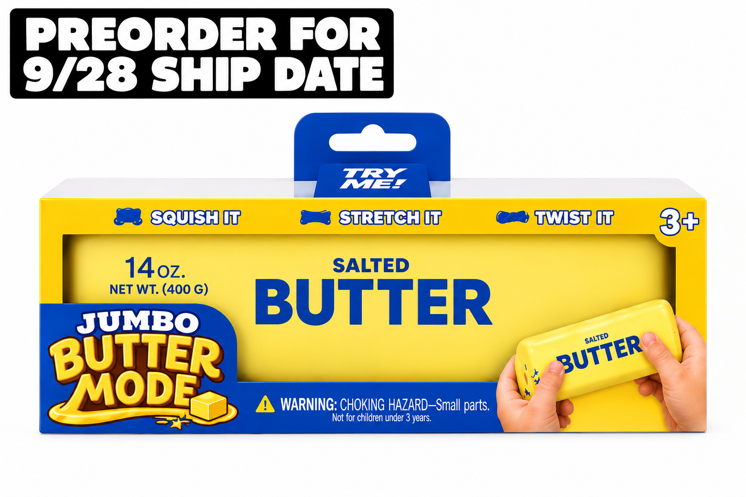 Jumbo Butter Mode Sensory Toys