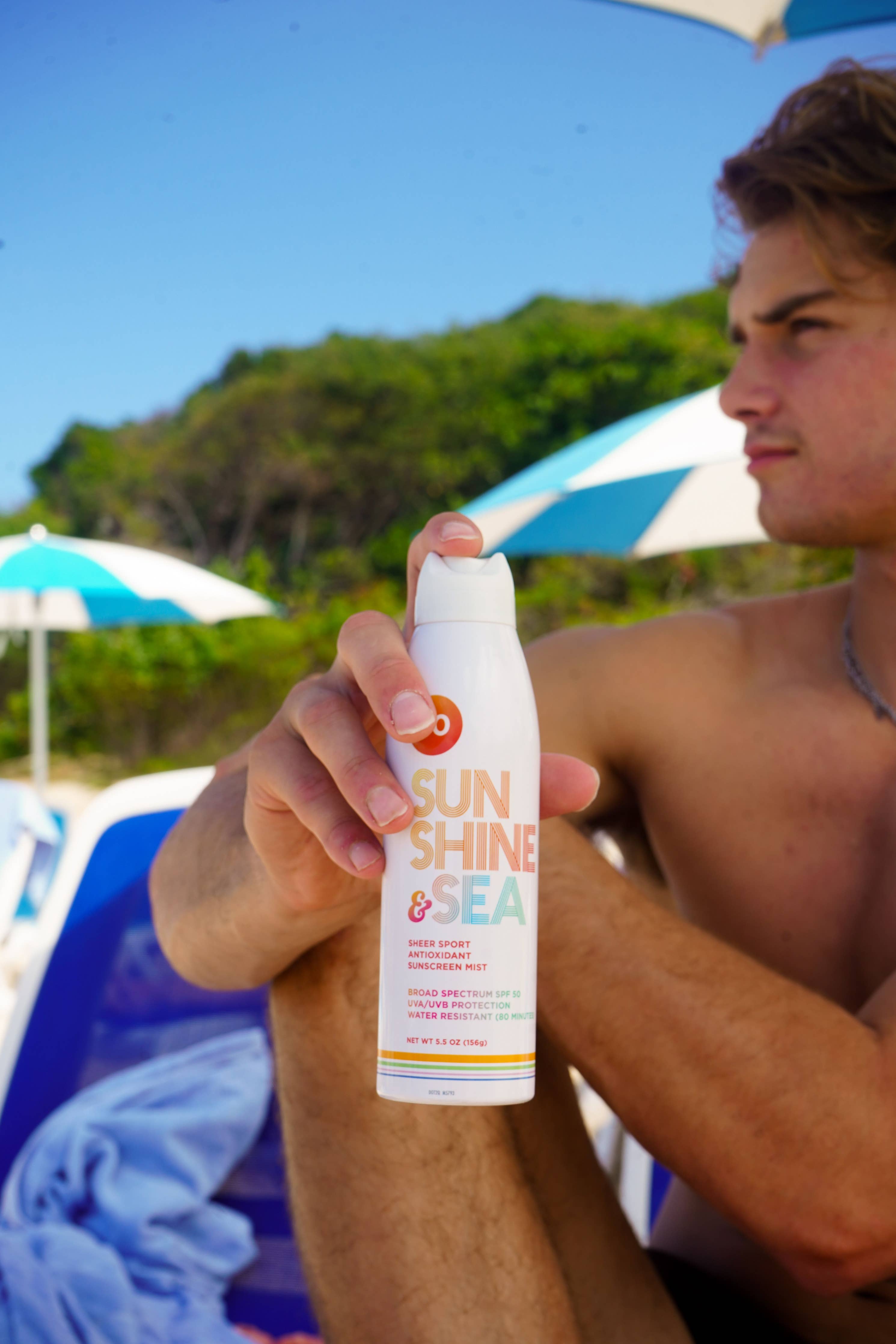 Sunshine & Glitter - Sunshine & Sea SPF 50 Sparkle Free Sport Antioxidant Mist