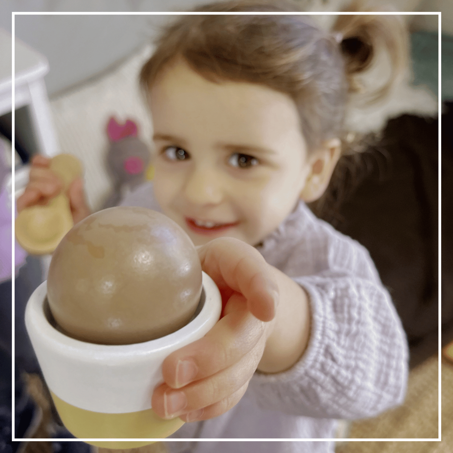 Wooden Ice Cream Shop Set – Pretend Play Counter Ages 3+