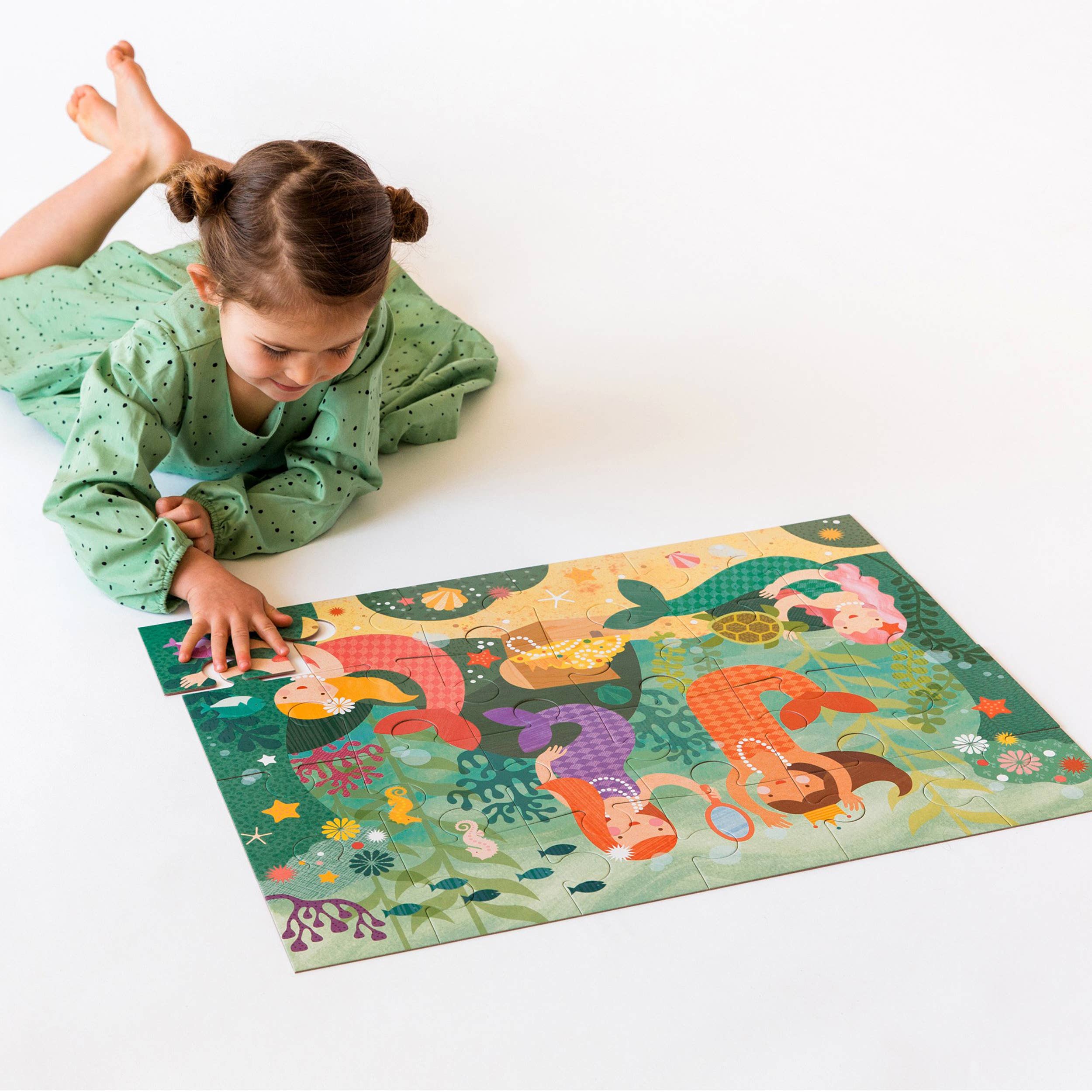 Chronicle Books - Mermaid Friends 24-Piece Floor Puzzle