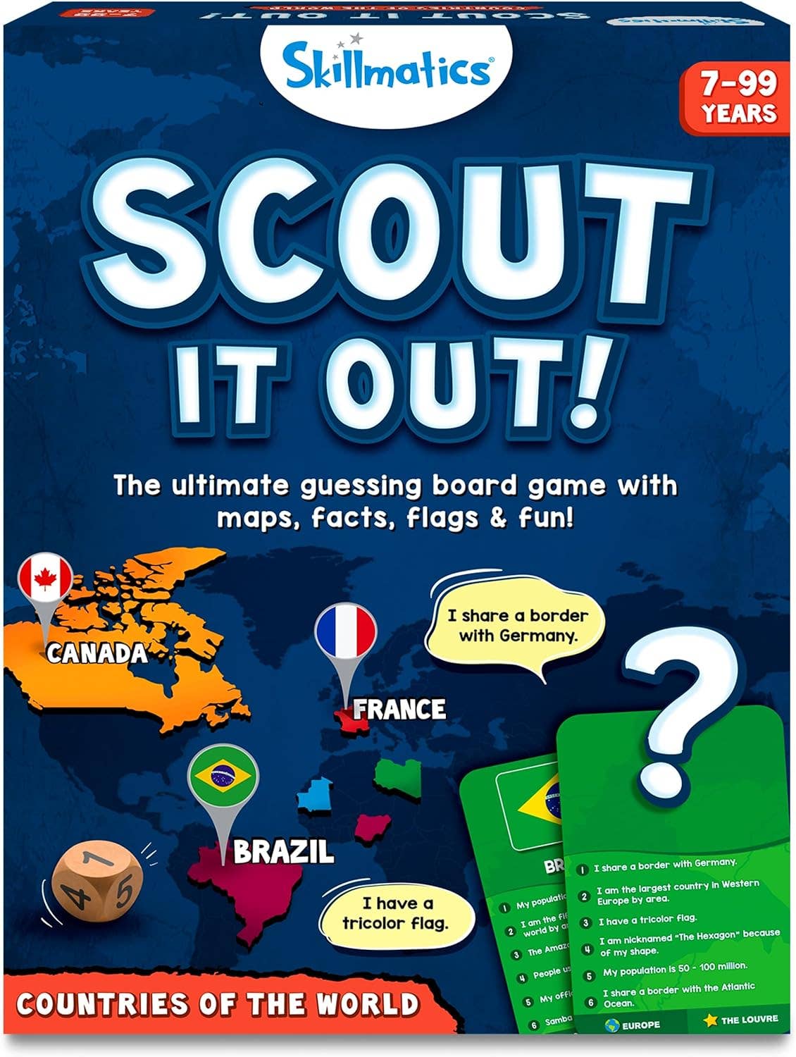 Skillmatics - Skillmatics - Scout It Out Countries of The World Board Game
