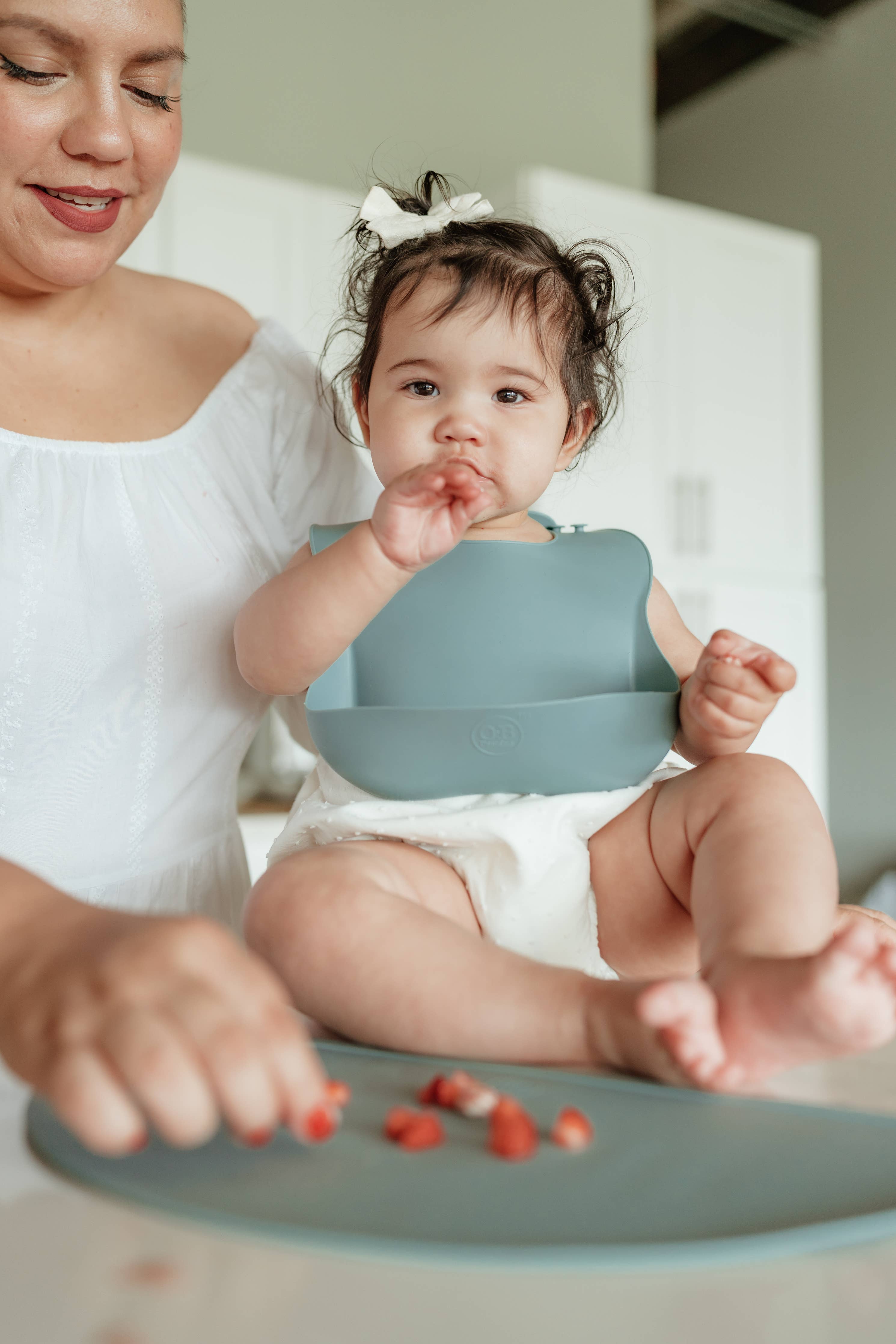 OB Designs - Silicone Bibs | 3 Colours: Coconut