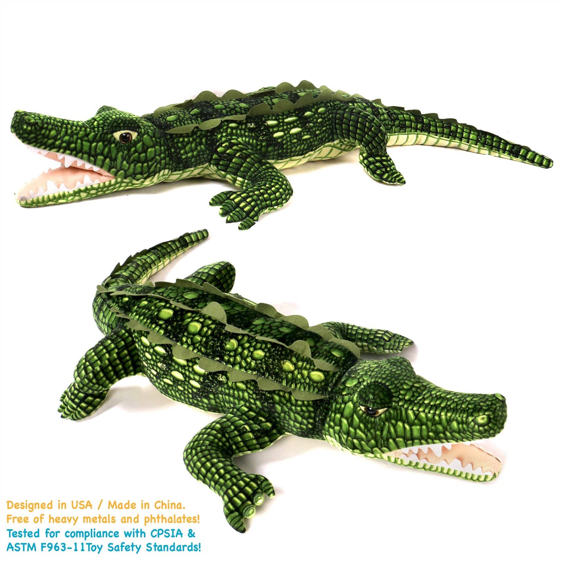 VIAHART Toy Co. - Kuwat The Saltwater Crocodile | 56 Inch Stuffed Animal Plush | By TigerHart Toys
