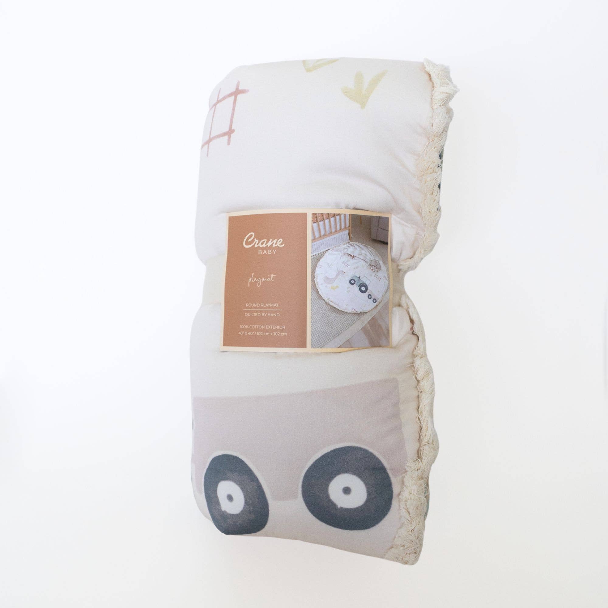 Crane Baby - Charlie Farmhouse Quilted Play Mat