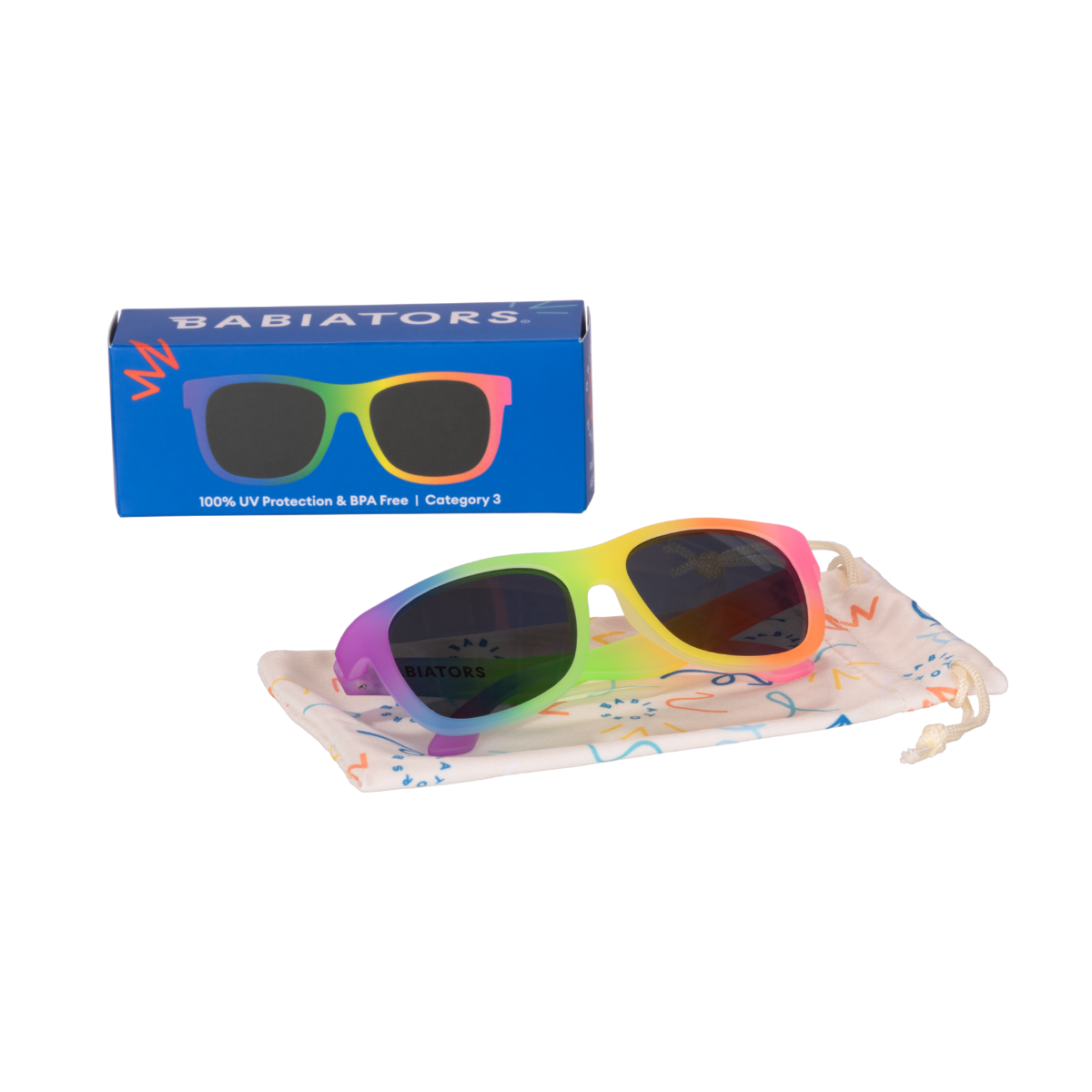 Babiators - Neon Rad Rainbow Navigator: Ages 3-5