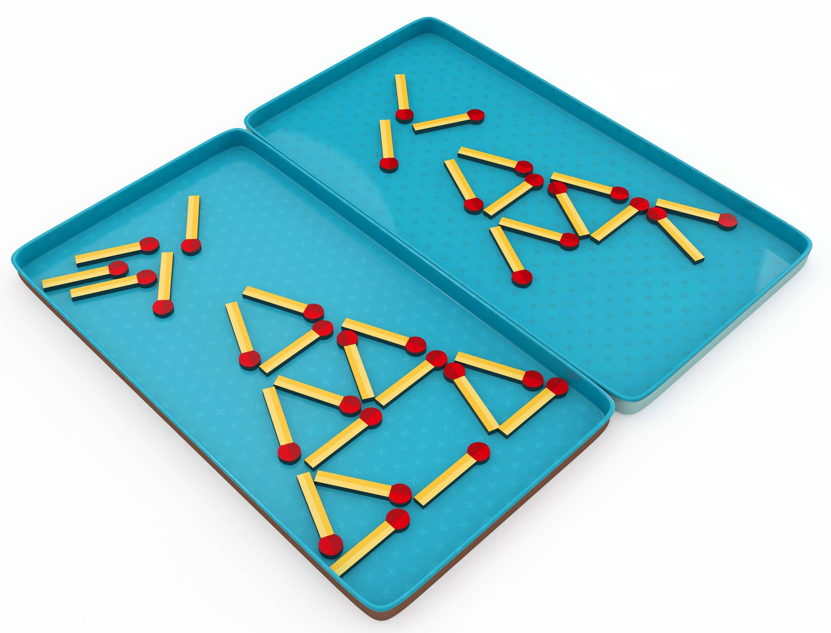 The Purple Cow America Inc. - Travel Game - Match Stick Puzzles