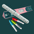 HeyDoodle - Sugar & Spice Sketchband - Reusable Coloring & Doodle Slap Bracelet: Sugar & Spice (Band)