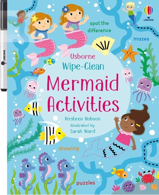 HarperCollins - Wipe-Clean Mermaid Activities : Usborne