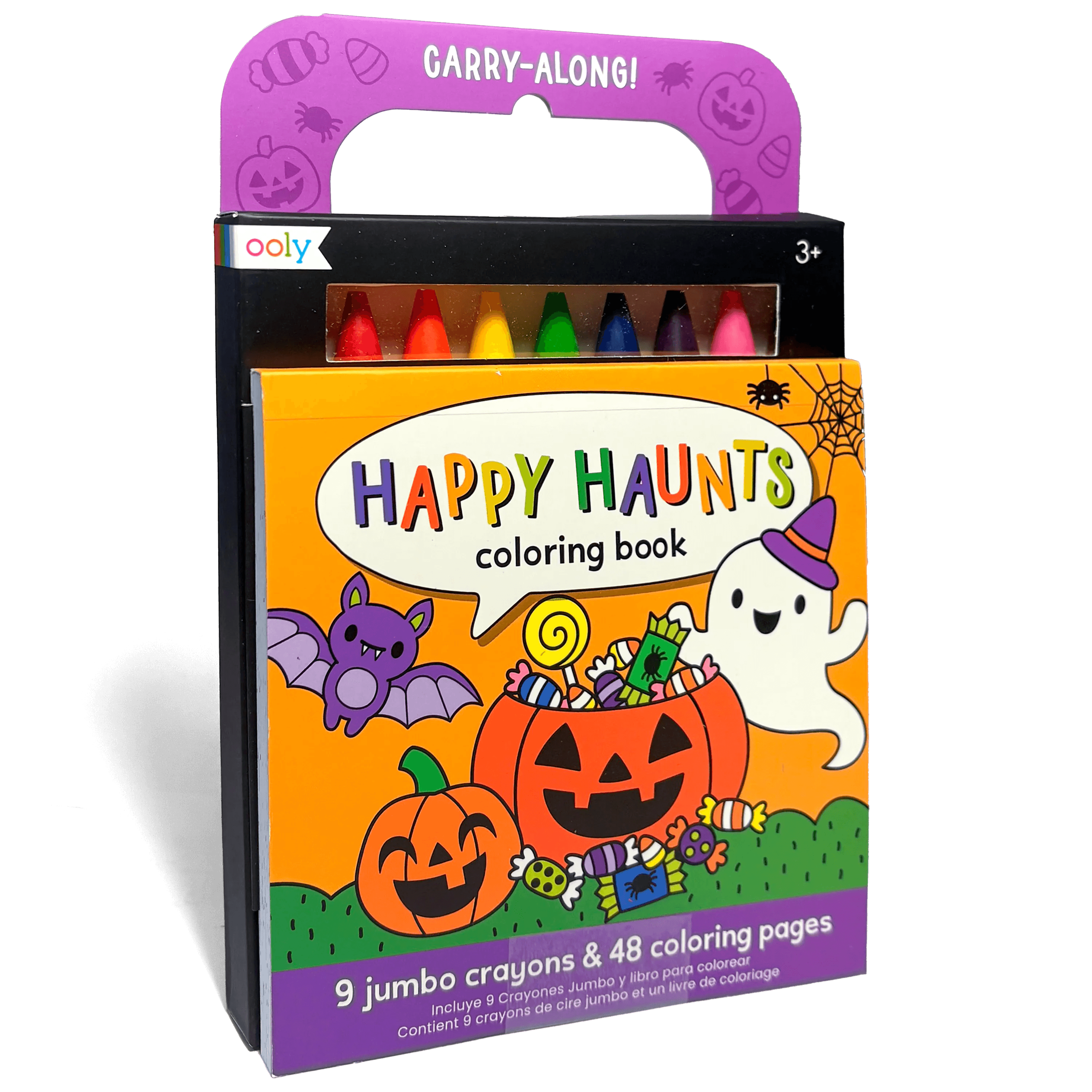 OOLY - Carry-Along Coloring Book Set - Happy Haunts