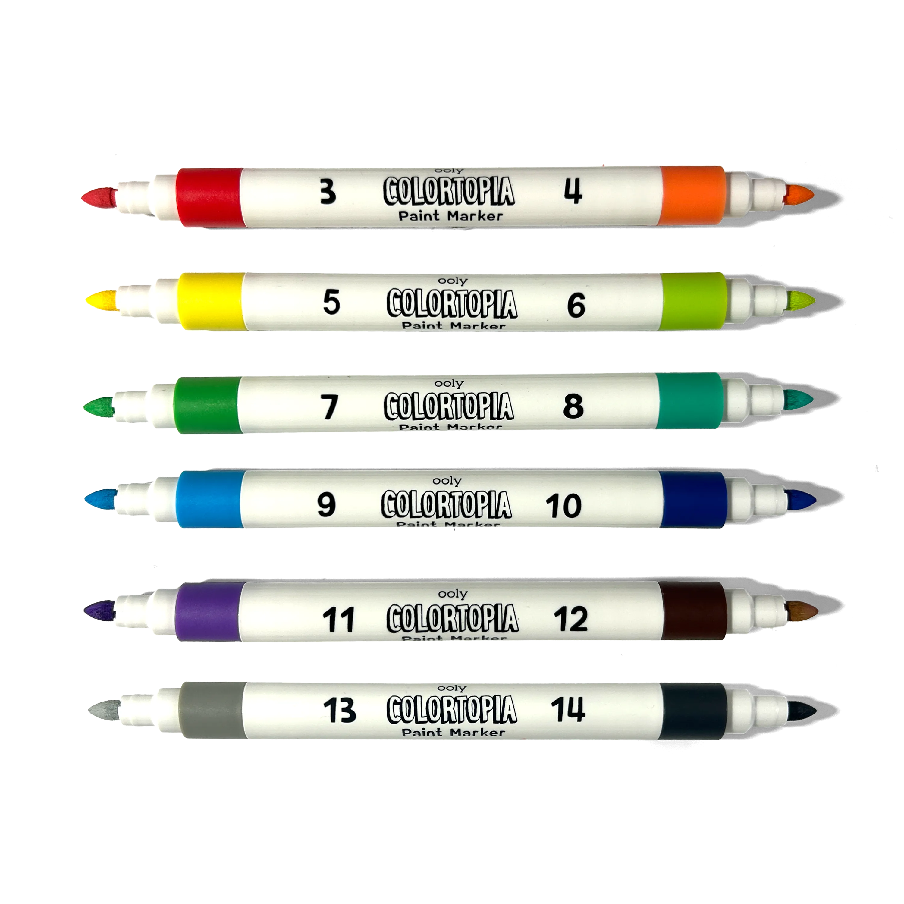 OOLY - Colortopia: Paint Marker By Number Kit - Epic Adventures (8