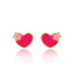 Hearts and Flowers Cutie Stud Earrings