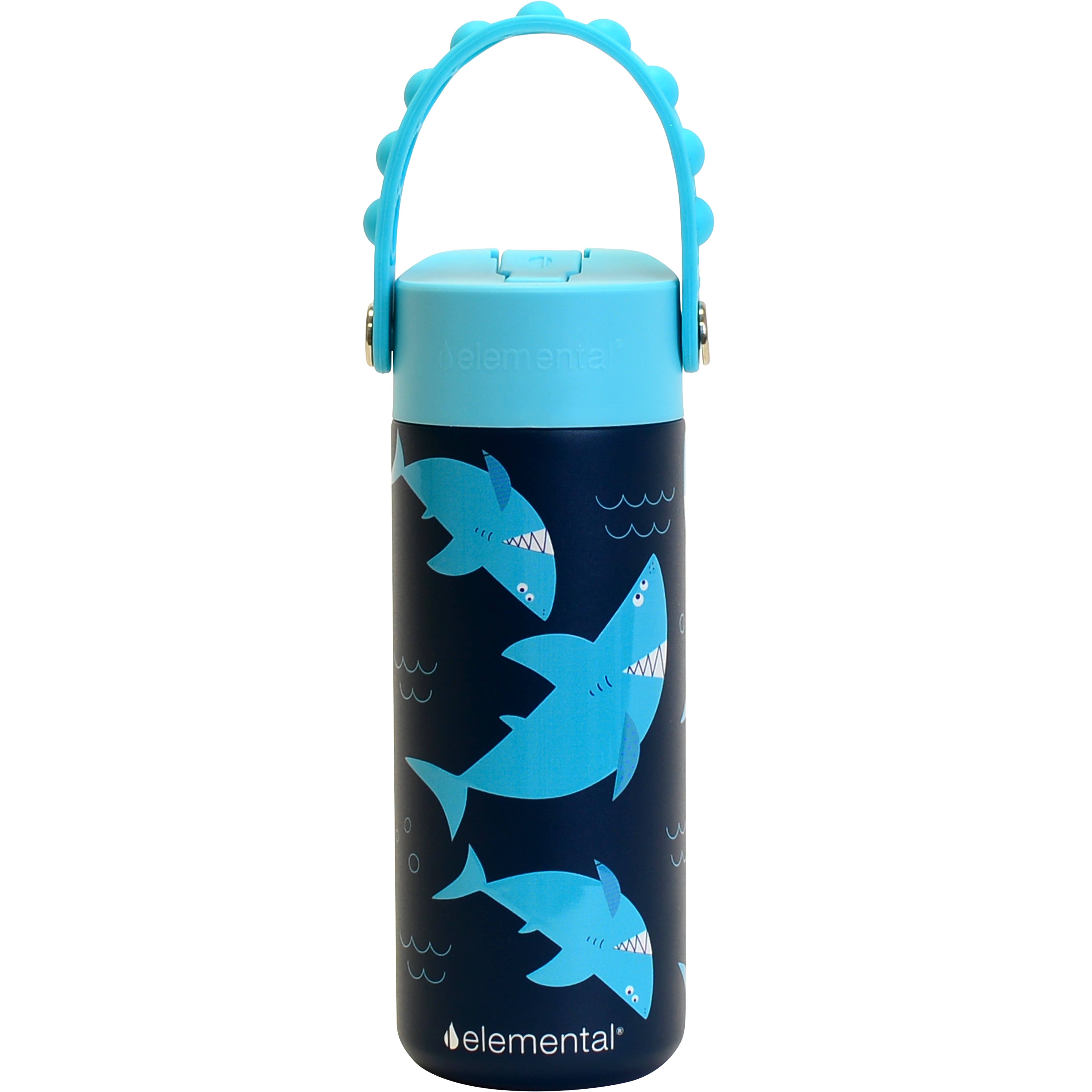 Elemental - Core Insulated Pop Fidget Handle Bottle 18oz - Sharks Ahoy