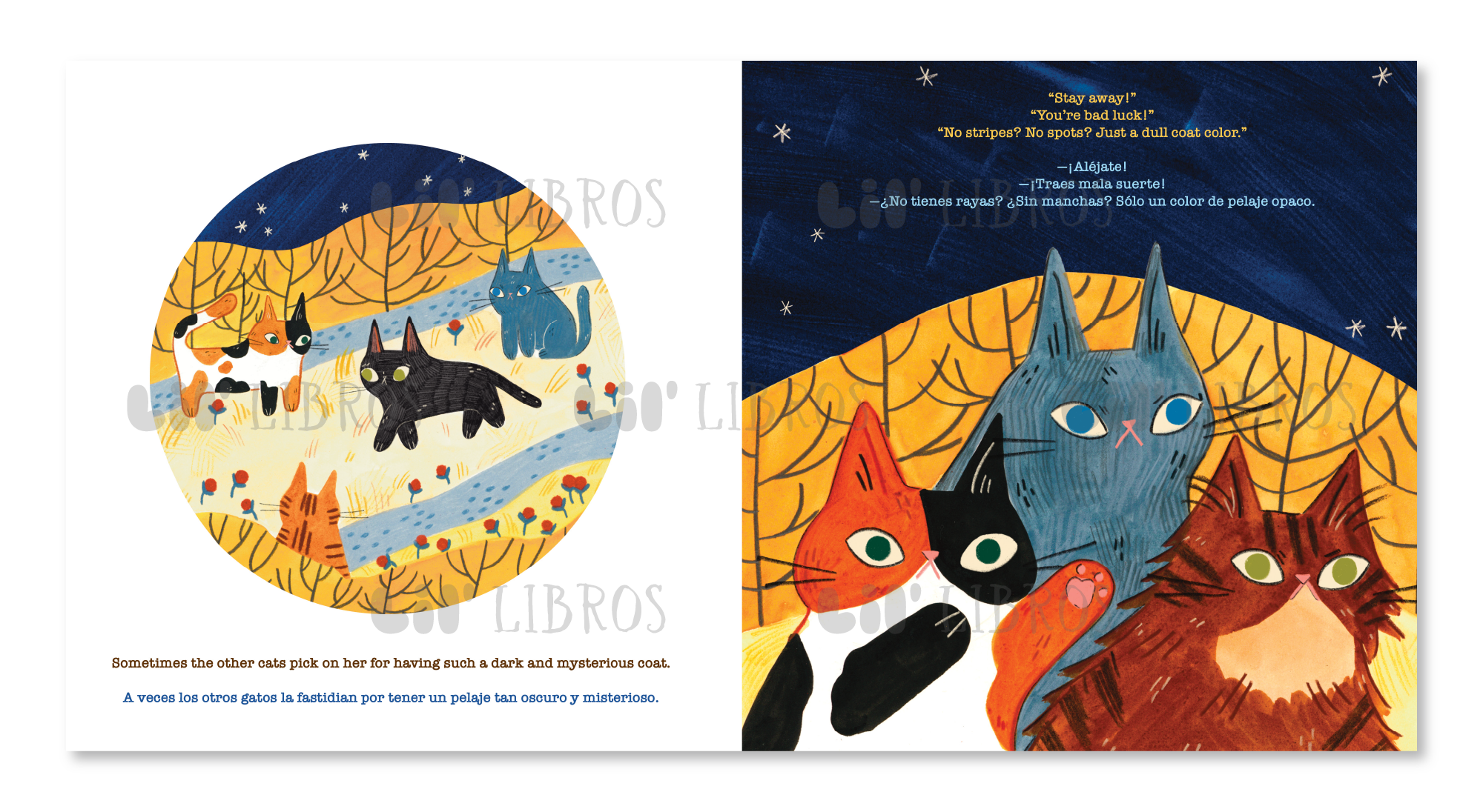 Luna Oscura (Bilingual: English and Spanish)