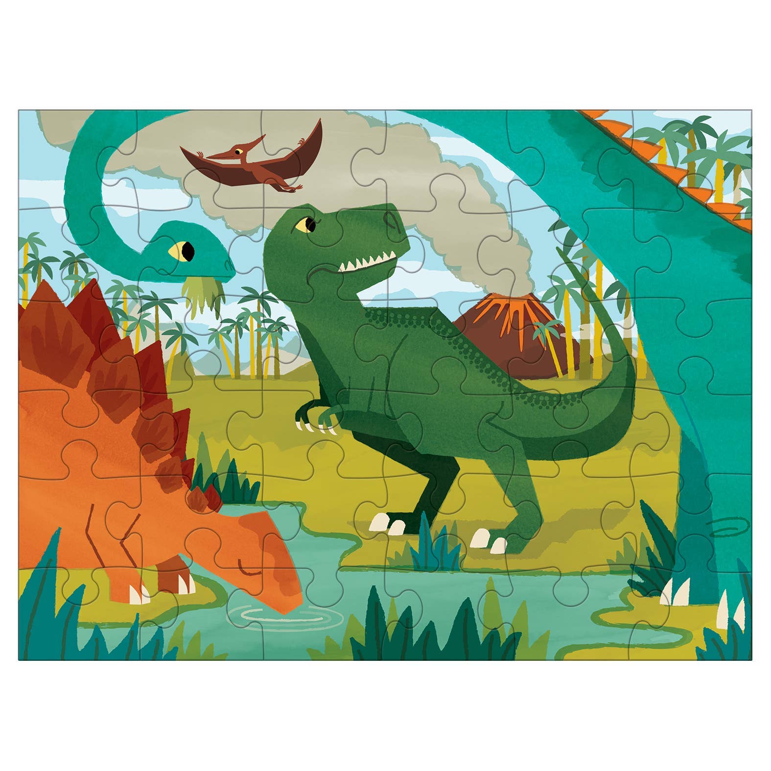 Chronicle Books - Dinosaur Park Puzzle To Go