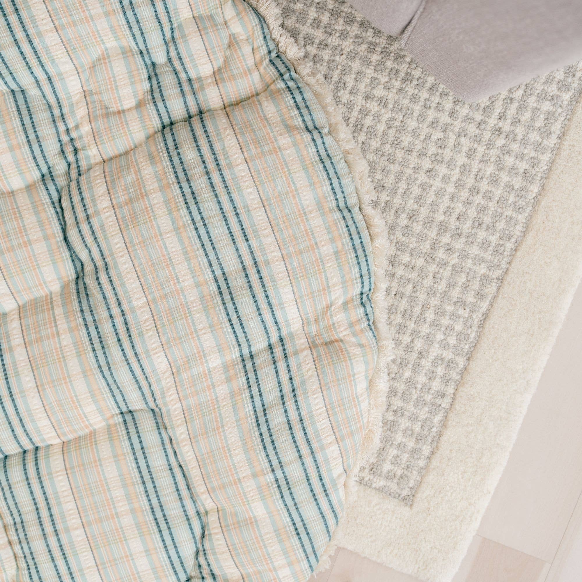 Crane Baby - Charlie Farmhouse Quilted Play Mat