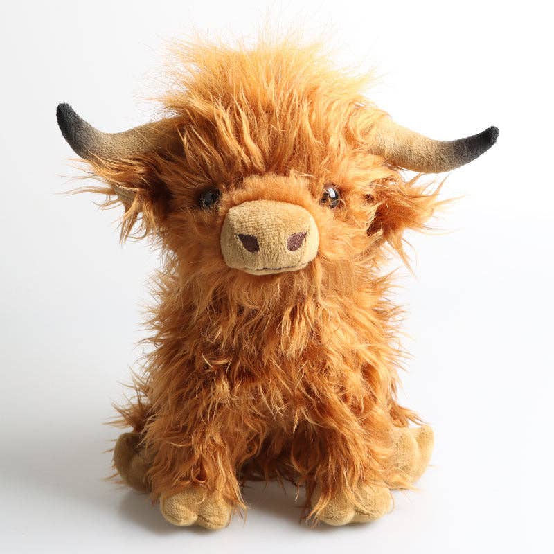 Cute Cow Plush - Soft and Safe for Kids: Brown