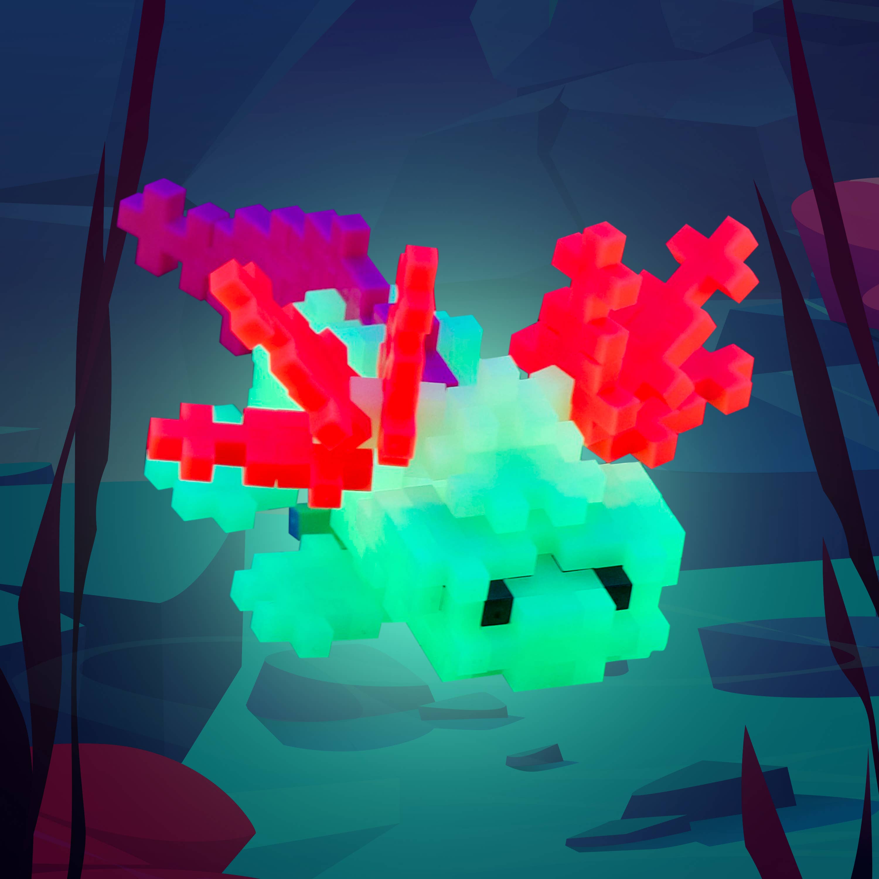 Plus-Plus USA - Tube - Axolotl