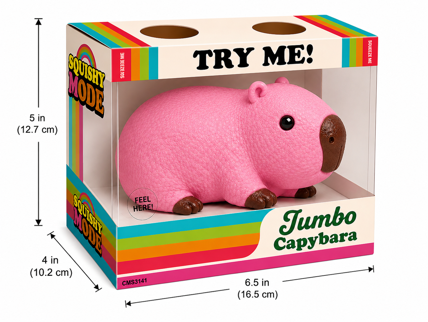 Jumbo Capybara Sensory Toys
