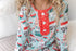 Christmas Holiday Cat Ruffle Lounge Play Gown