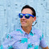 Roshambo Eyewear - Royal Blue Sunglasses: Toddler (Ages 2-4) / Chrome Polarized Lens