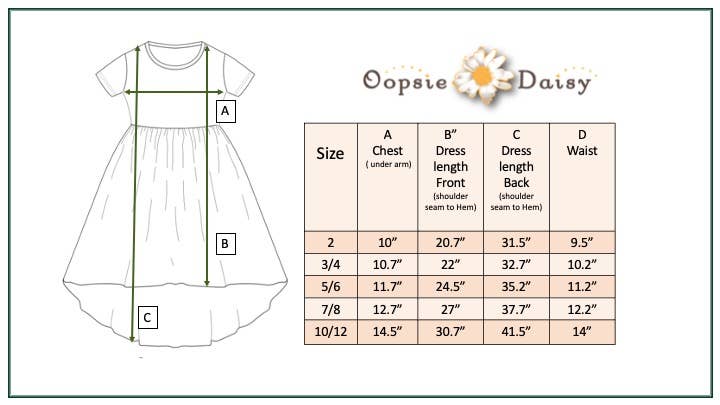Kids Pastel Blue Rainbow Hi Lo Spring Summer Dress