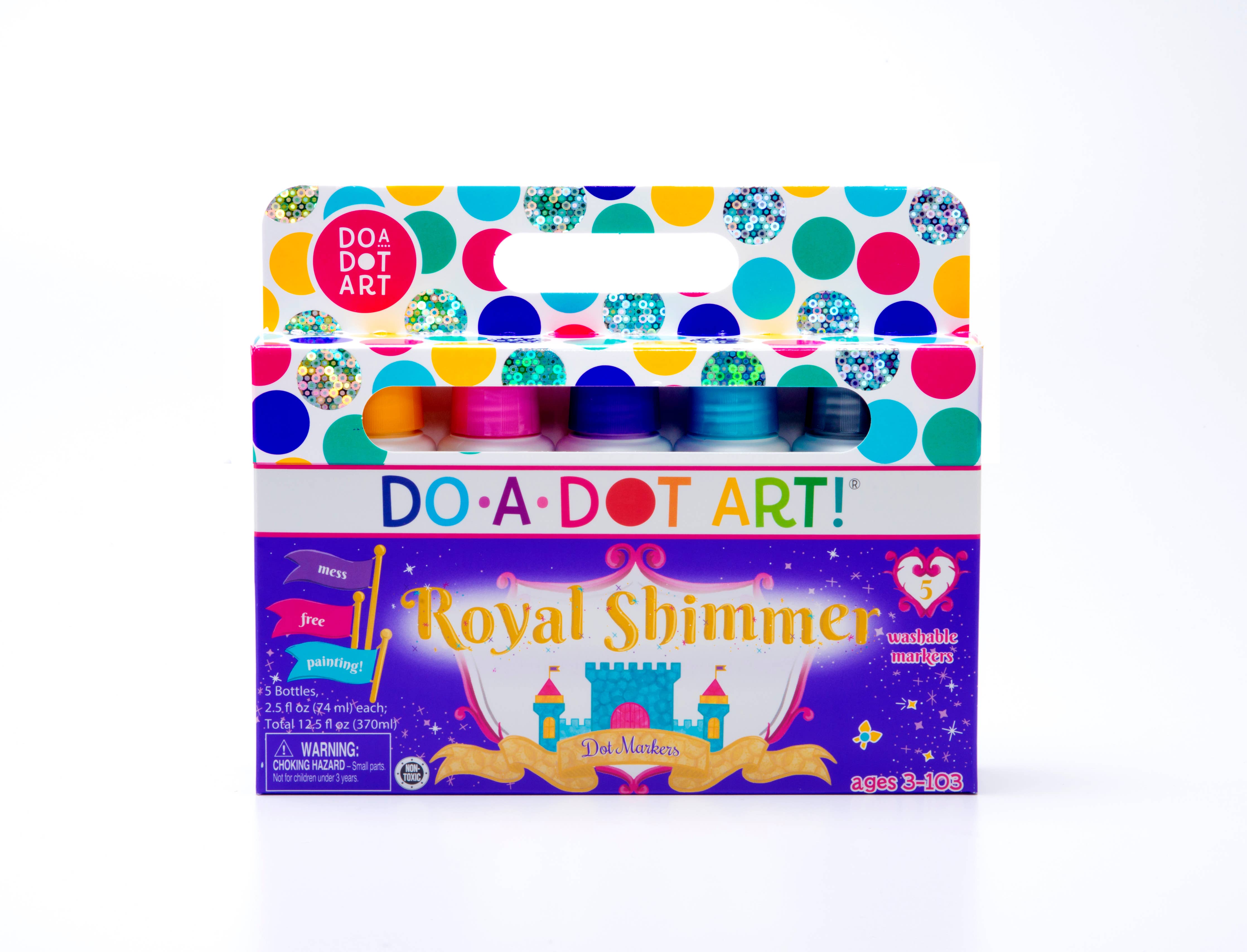 Do A Dot Art - Do A Dot Art! 5 Pack Royal Shimmers Markers - Made in USA