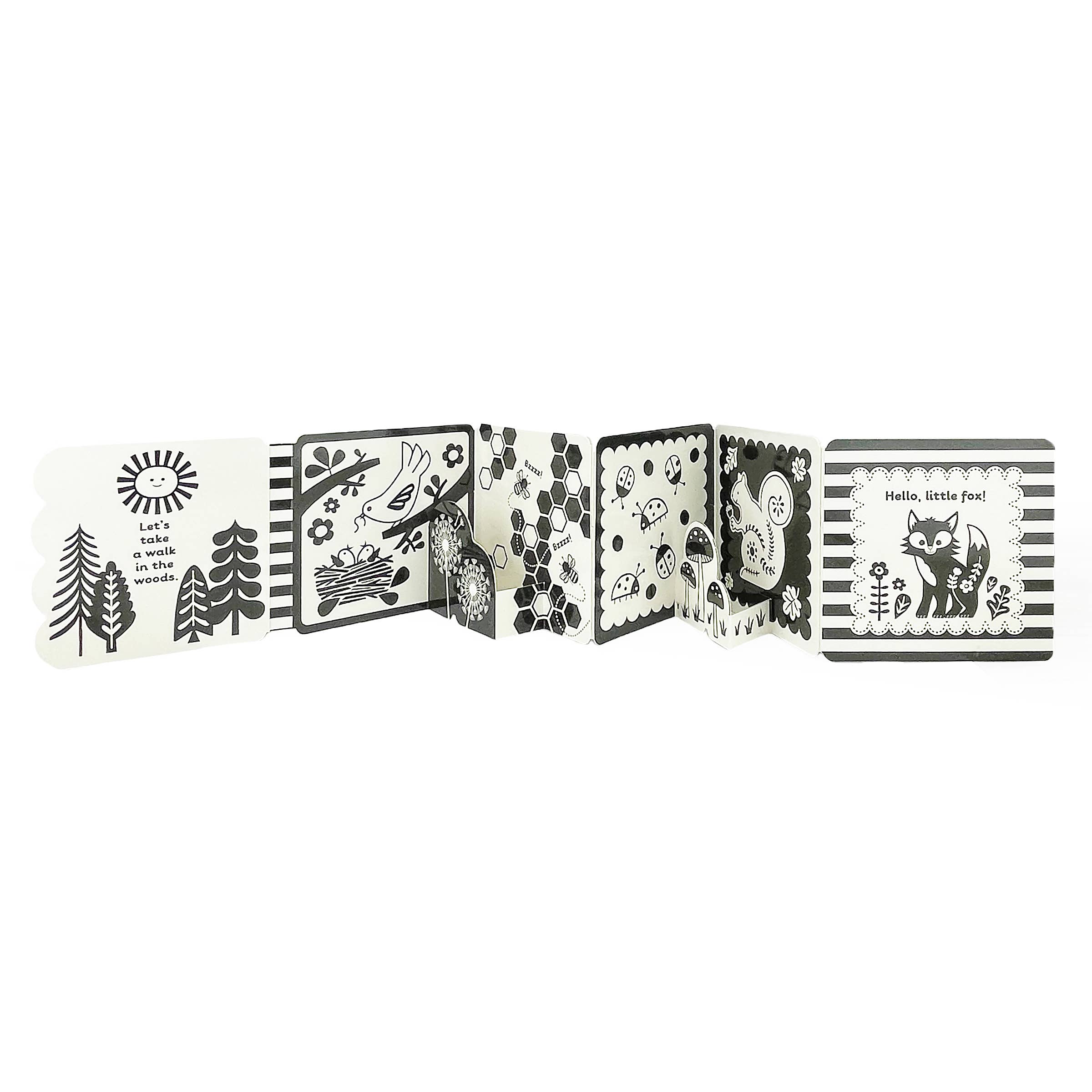 Look, Look, Baby! Forest High Contrast Black & White Book