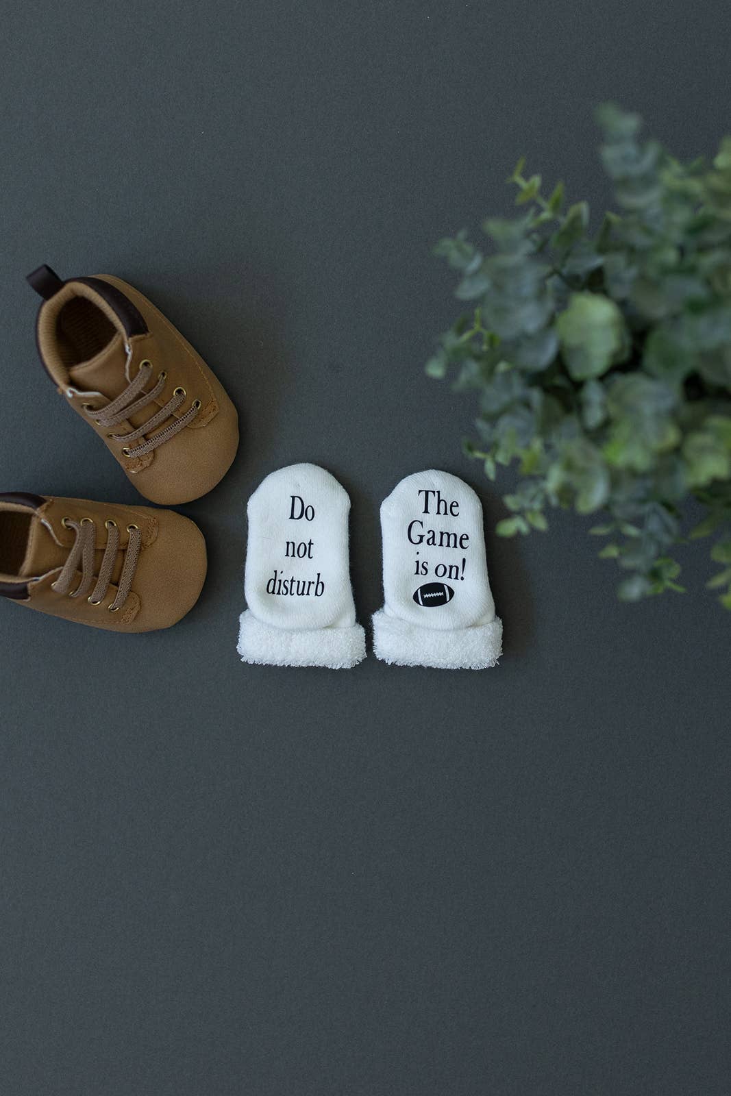 Dorothy’s Reason - Do Not Disturb The Game is on Football Baby Socks | Sports: 0-6mo