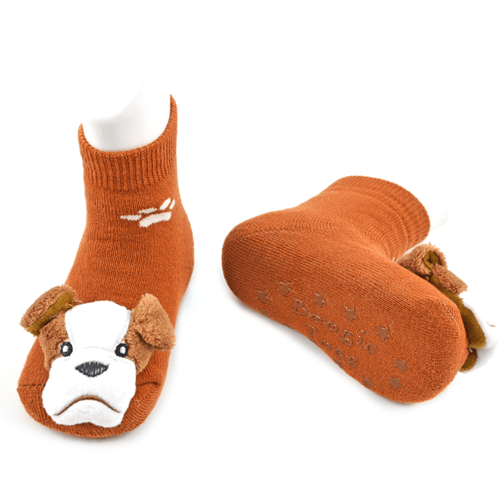 Boogie Toes Rattle Socks- Bulldog