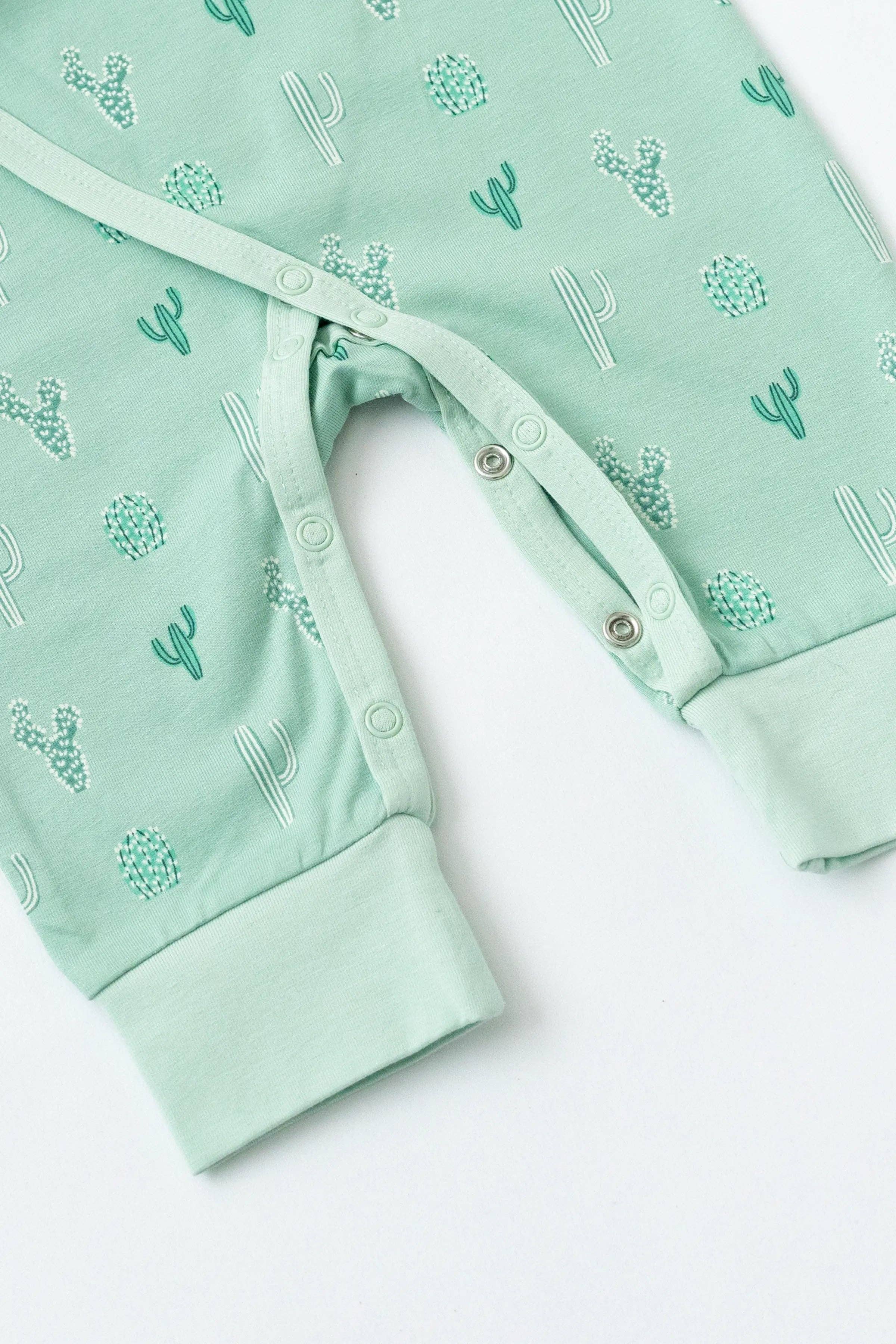 Kimono Tie One-Piece_Green Cactus: Unisex
