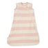 Burt's Bees Baby - Rugby Stripe Organic Lightweight Beekeeper™ Wearable Baby Blanket - Pink Sand: Pink Sand / Small