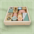 Wooden Activity Blocks 15pc - Interactive Sensory Blocks Ages 12m+