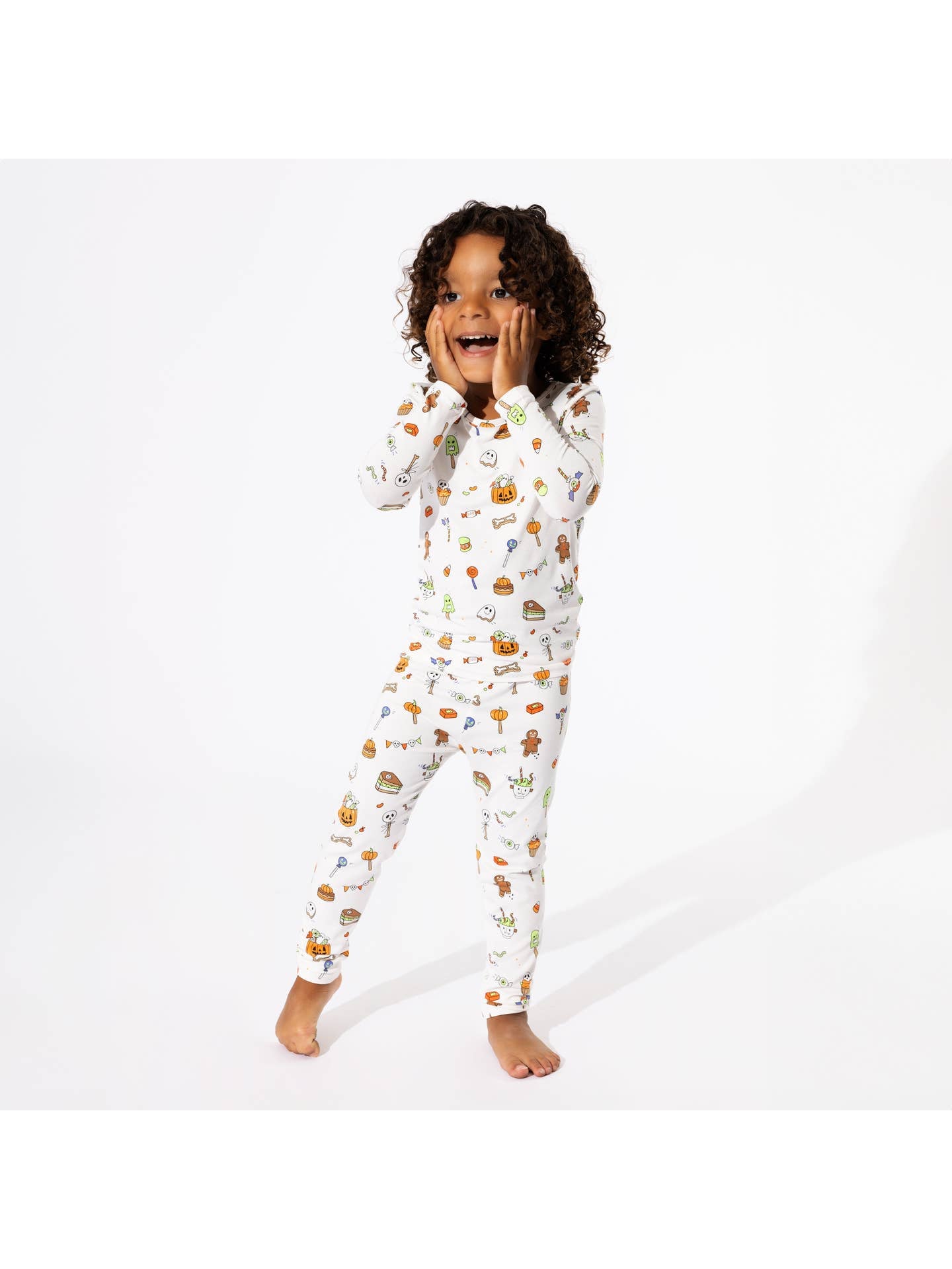 Halloween Treats Bamboo Kids Pajamas