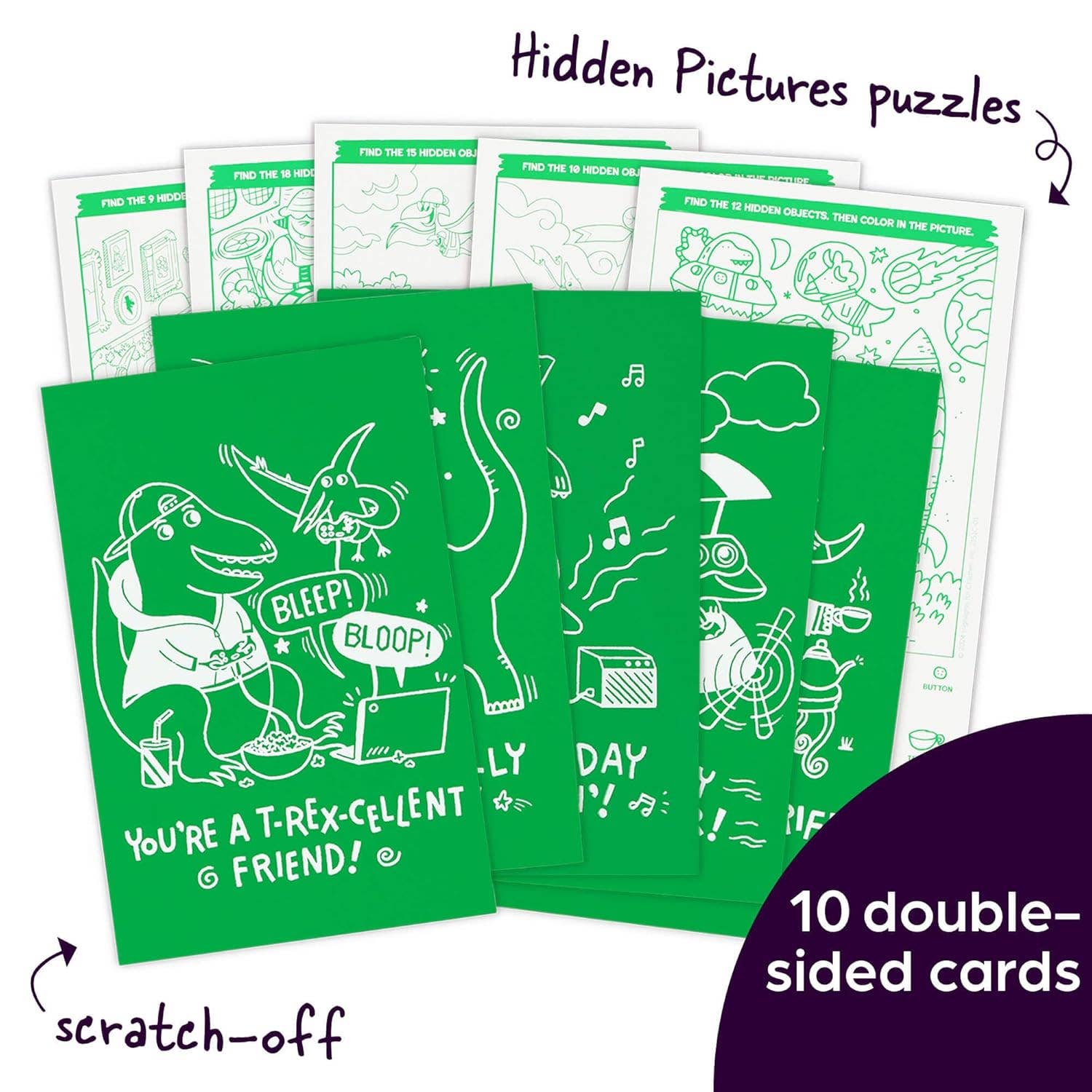 Highlights for Children - Scratch-and-Play Dinosaur Hidden Pictures