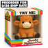 Squishy Mode Jumbo Highland Cow Sensory Toys