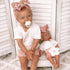CMC Gold - CMC 'Bubble' Dummies Pale Yellow + Baby Pink: Size 1