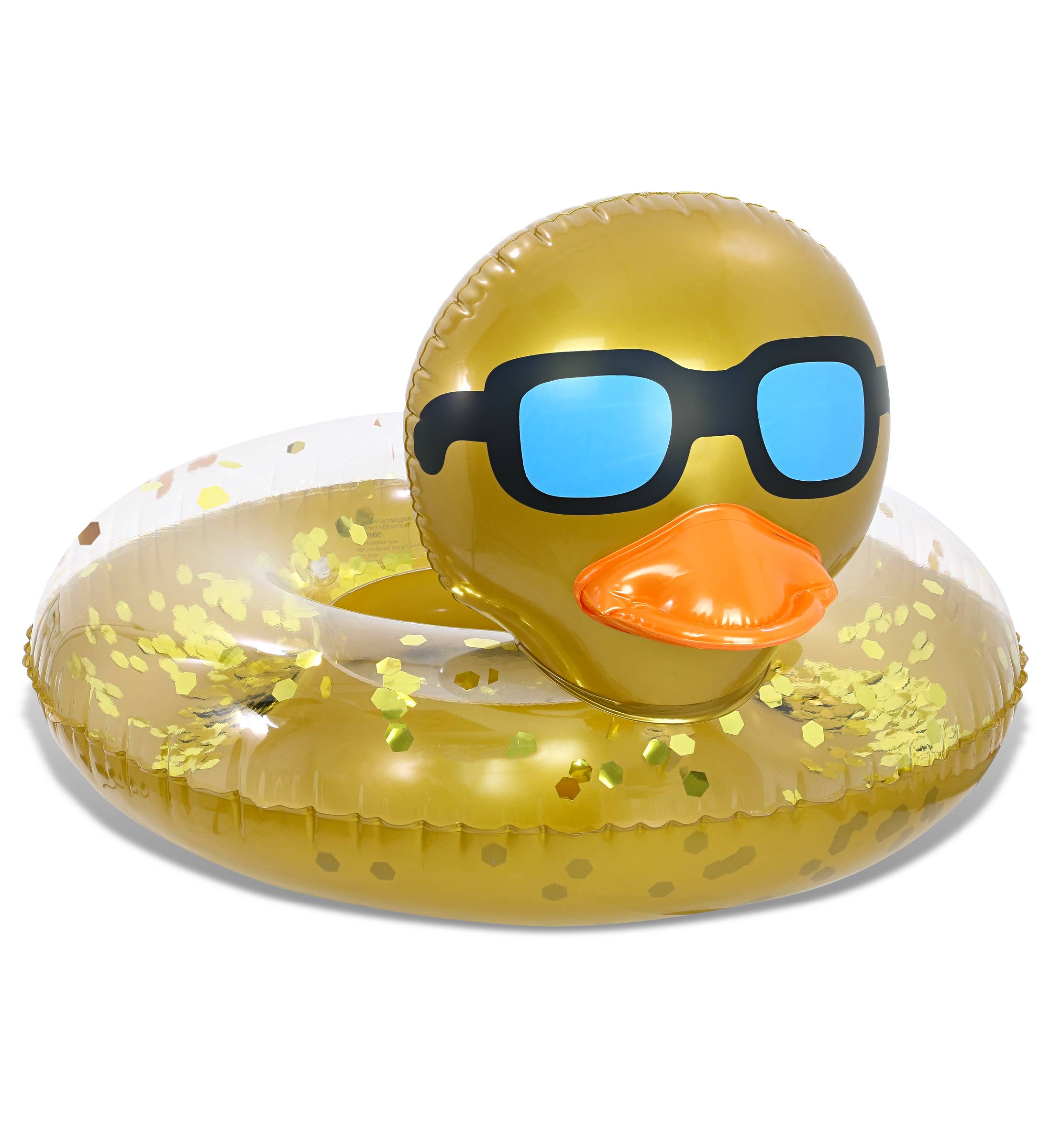 Pool Float - Duck Pool Tube - Gold