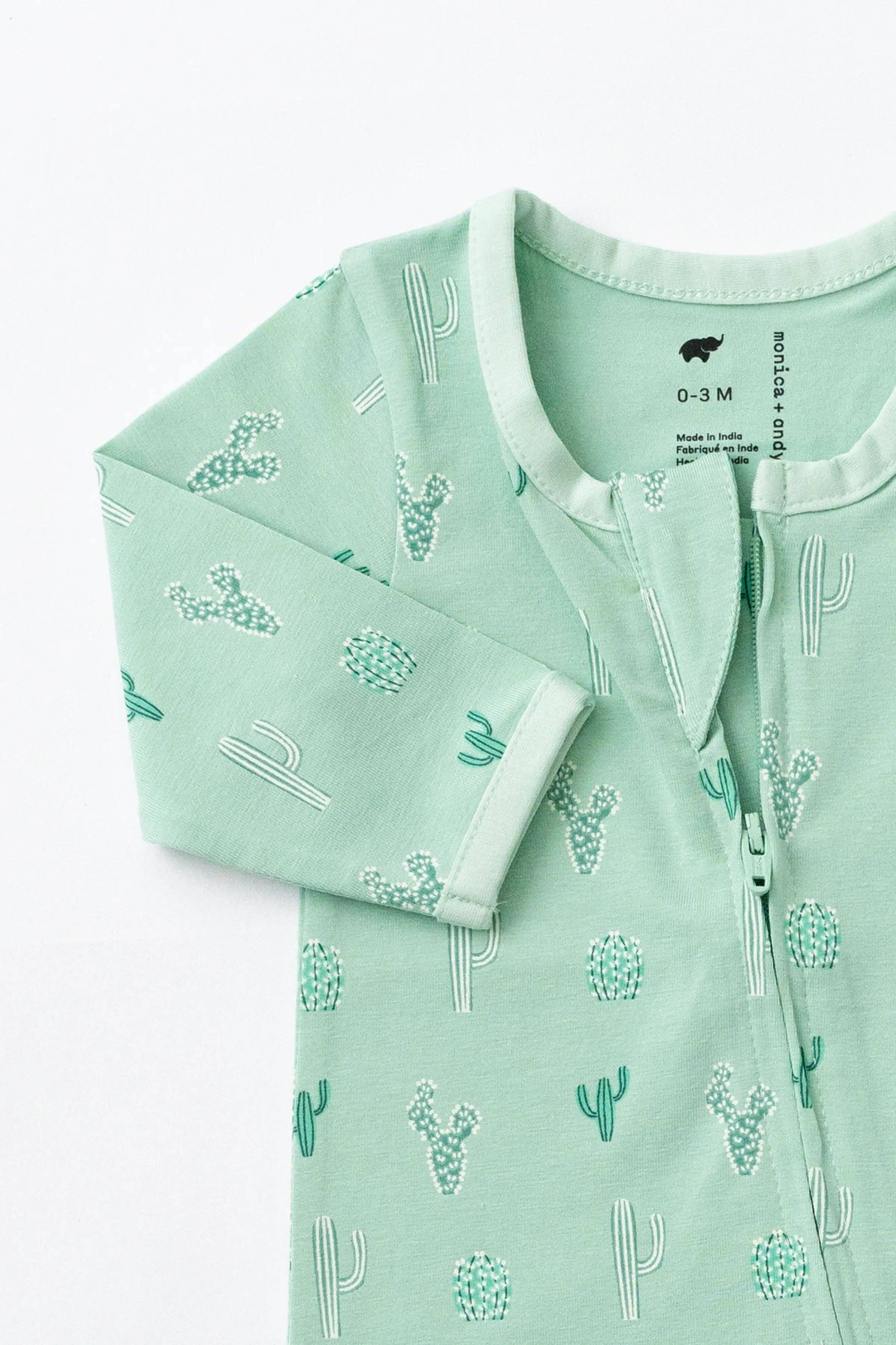 Zipper One-Piece_Green Cactus: Unisex