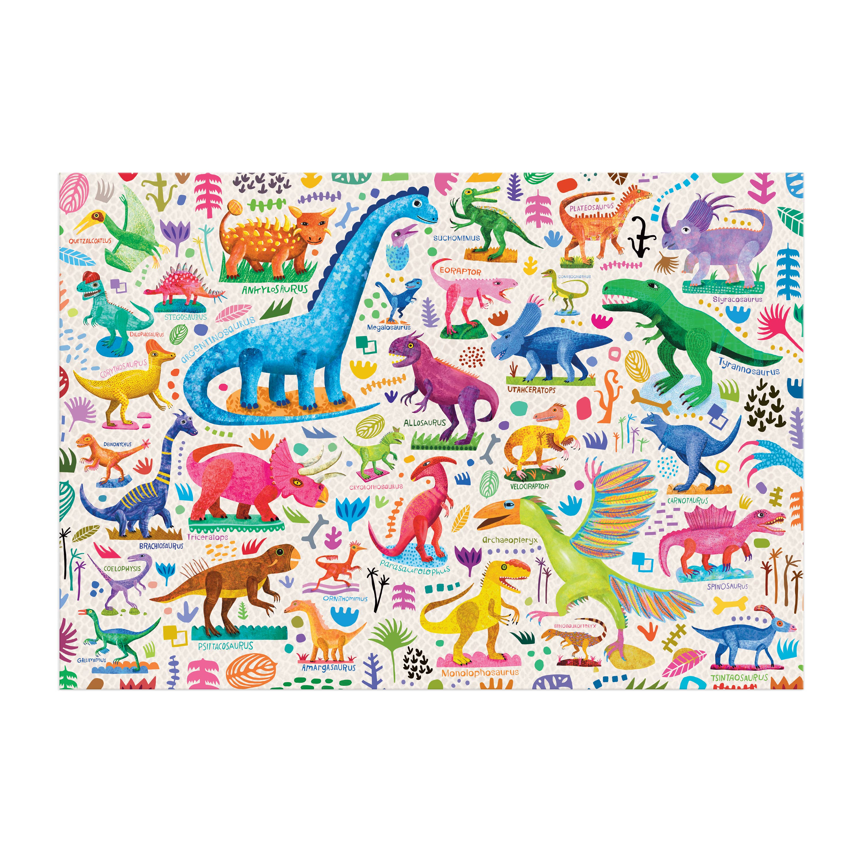 Chronicle Books - Mighty Dinosaurs 100 Piece Puzzle
