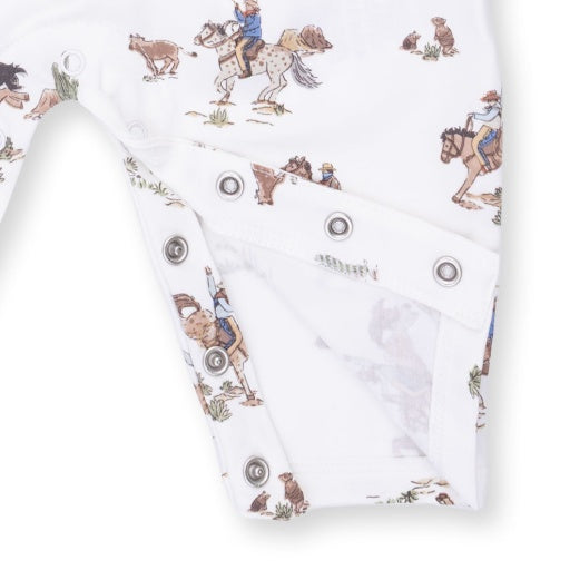 Angel Dear Horse Wrangler Long Sleeve Cowboy Romper