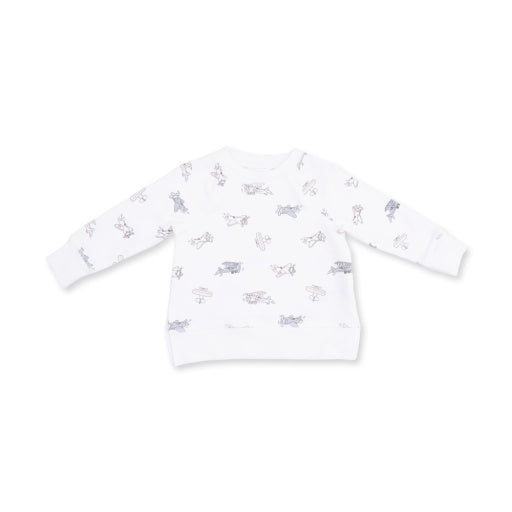 Angel Dear Vintage Airplane Pilots Raglan Sweatshirt