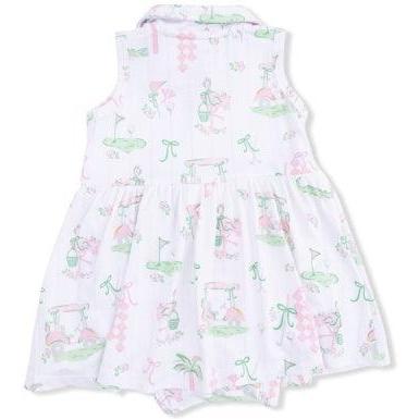 Angel Dear Pretty Golf - Polo Tennis Dress | White