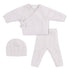 Angel Dear Chenille Natural Kimono Take Me Home 3 Piece Set