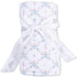 Angel Dear Golf Trellis Pink - Swaddle Blanket | White, Pink