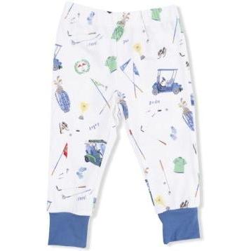 Angel Dear Golf Things - Short Sleeve Loungewear Set | Ivory