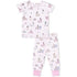 Angel Dear Fancy Hounds with Bows - Short Sleeve Loungewear Set | Pink