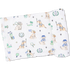 Angel Dear Country Club Dogs Neutral - Swaddle Blanket | Ivory, Green